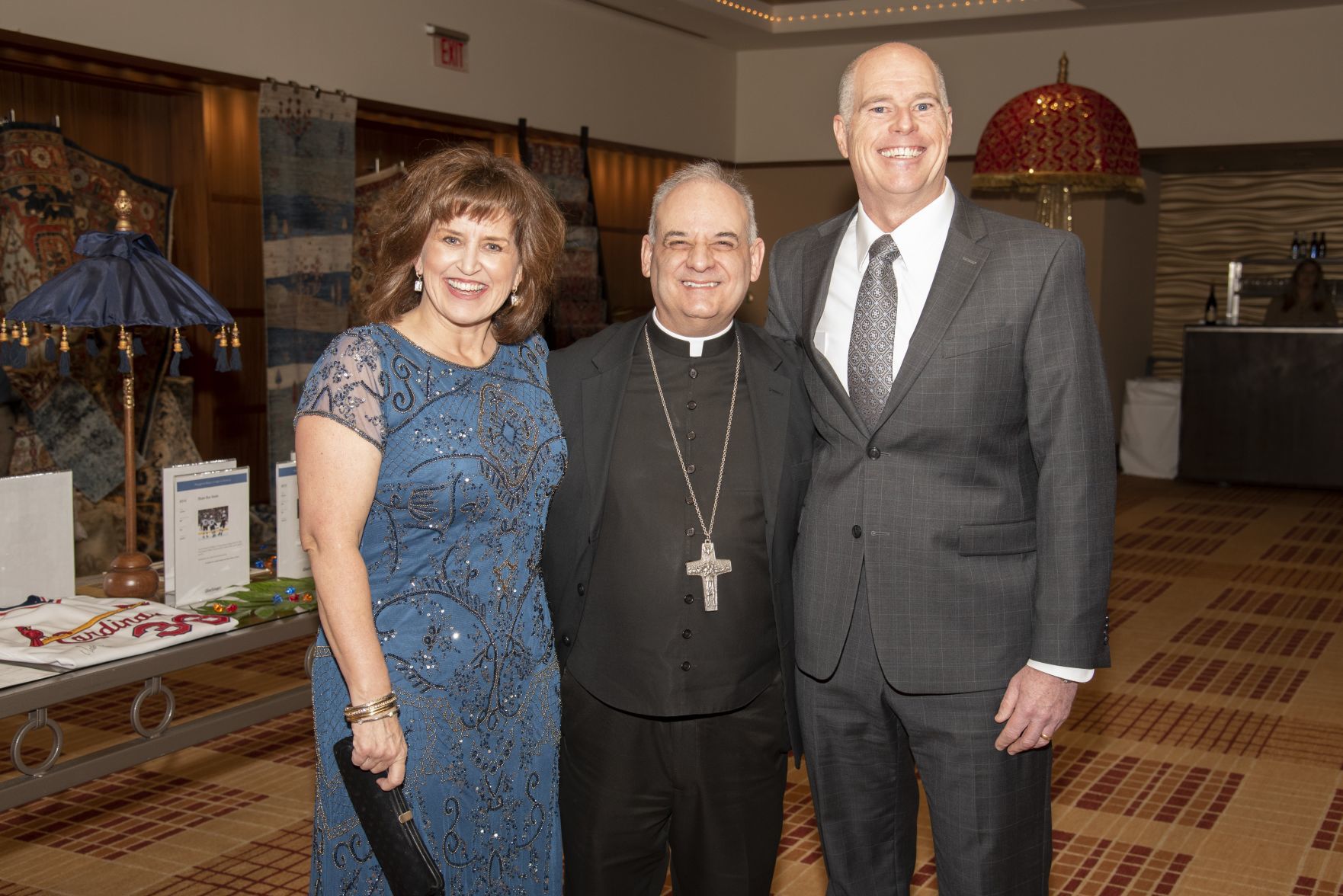 Julie Bestgen, Bishop Mark Rivituso, Joe Bestgen